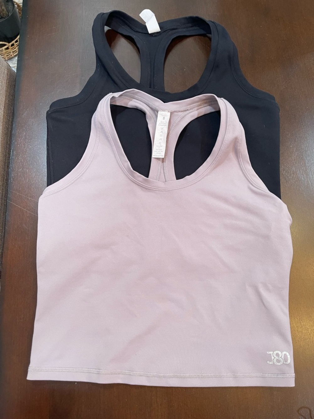 Women’s Racerback fitness Tank Top - lavender & Black